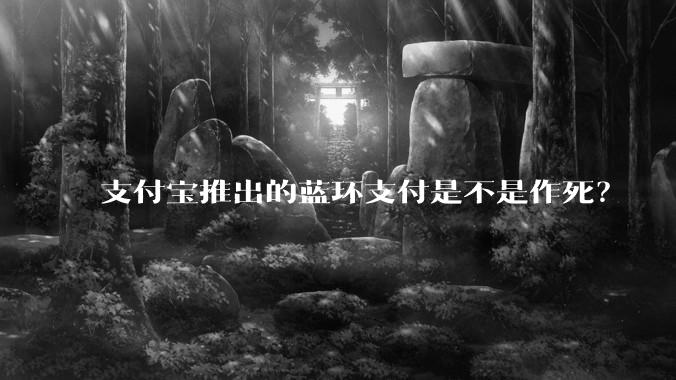 支付宝推出的蓝环支付是不是作死？