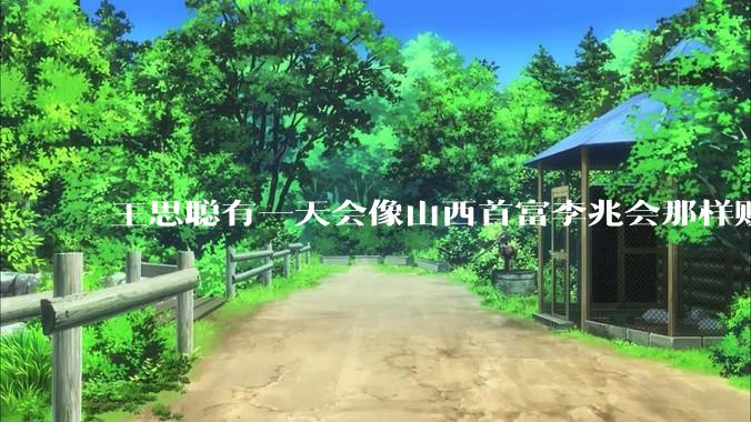 王思聪有一天会像山西首富李兆会那样败光家产吗？